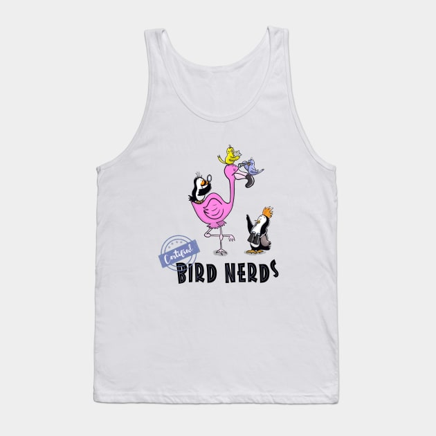 Certified Bird Nerd! Tank Top by Hallo Molly